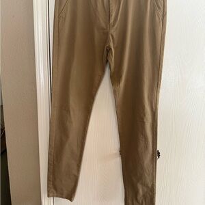 Classic Men's Khaki Flat Front Pants